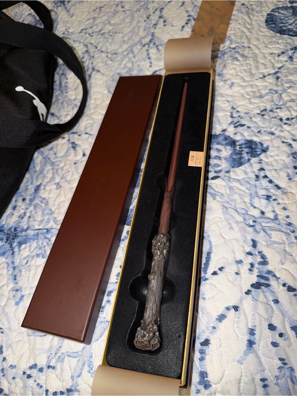 Brown Collectible Magic Wand with Presentation Case